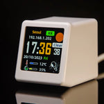Mini Estación Meteorológica WiFi con Pantalla IPS — Reloj Digital con Clima en Tiempo Real