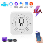 Mini Interruptor Inteligente WiFi Tuya 16A/20A