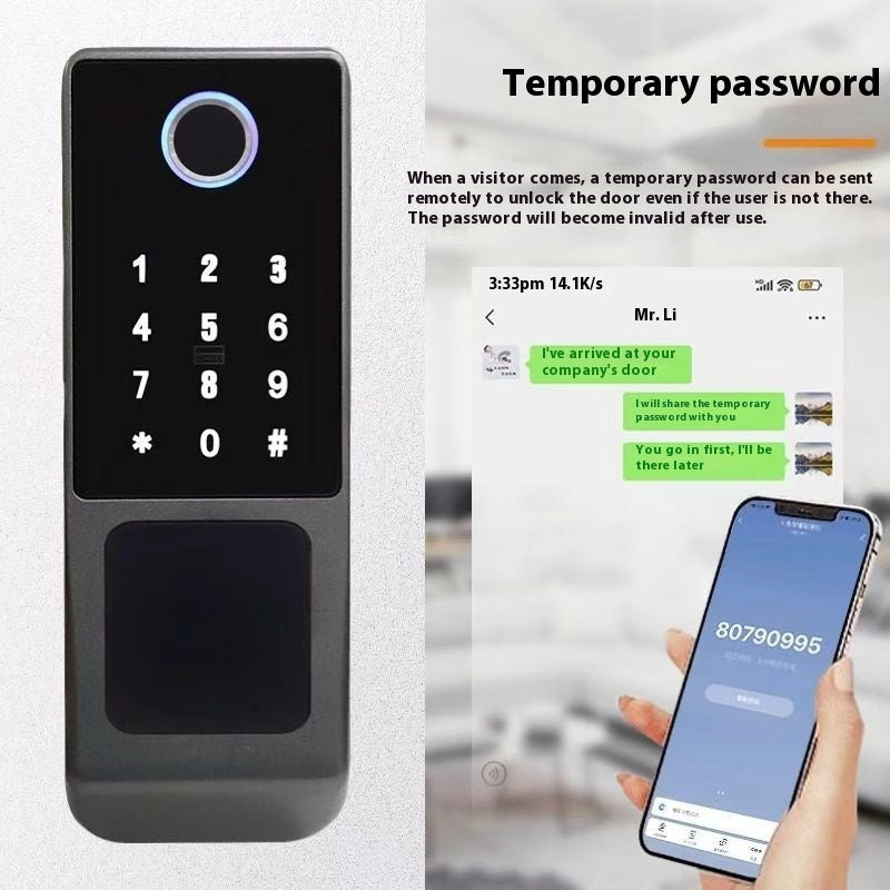 Cerradura Inteligente Impermeable de Alta Seguridad para Exterior (Modelo: N-0837)