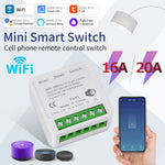 Mini Interruptor Inteligente WiFi Tuya 16A/20A