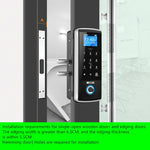 Cerradura Inteligente Tuya para Puertas de Vidrio y Oficina (Modelo: N-1397)