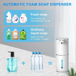 Dispensador de Jabón Automático con Sensor y Espuma Recargable (Modelo: N-2741)