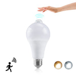Foco LED E27 Inteligente con Sensor de Movimiento PIR / Radar