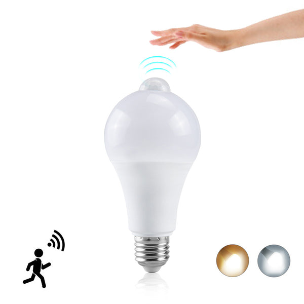 Foco LED E27 Inteligente con Sensor de Movimiento PIR / Radar