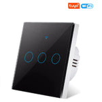 Interruptor Táctil WiFi Sin Neutro 110V — 1, 2 y 3 Gang Tuya Smart