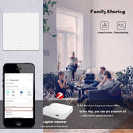Apagador Inteligente de Pared Zigbee Tuya — Tipo Pulsador Con/Sin Neutro