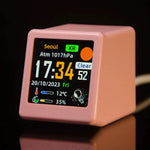 Mini Estación Meteorológica WiFi con Pantalla IPS — Reloj Digital con Clima en Tiempo Real