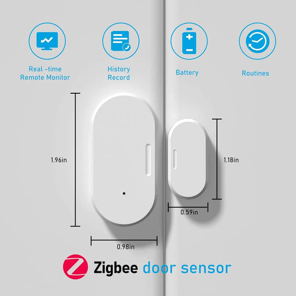 Sensor de Puerta y Ventana Zigbee Tuya