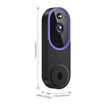 Timbre con Cámara de Video 1080P WiFi — Detección IA y Visión Nocturna