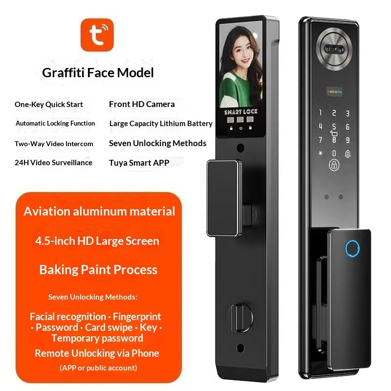 Cerradura Inteligente con Cámara HD y Teclado Digital (Modelo: N-2325)