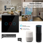 Interruptor Táctil WiFi Sin Neutro 110V — 1, 2 y 3 Gang Tuya Smart