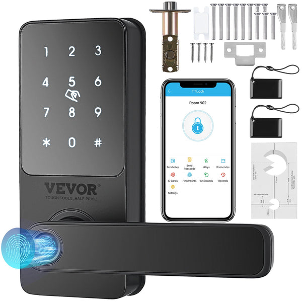 Cerradura Inteligente Biométrica con Bluetooth Tuya (Modelo: N-8501)