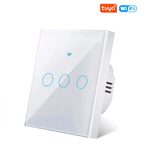 Interruptor Táctil WiFi Sin Neutro 110V — 1, 2 y 3 Gang Tuya Smart