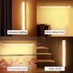 Luz LED Recargable Inalambrica con Sensor de Movimiento — para Armario, Cocina y Pasillo