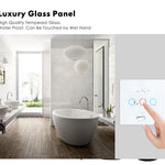 Interruptor Táctil WiFi Sin Neutro 110V — 1, 2 y 3 Gang Tuya Smart