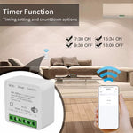 Mini Interruptor Inteligente WiFi Tuya 16A/20A
