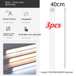Luz LED con Sensor de Movimiento para Armario y Gabinete Recargable (Modelo: N-2645)