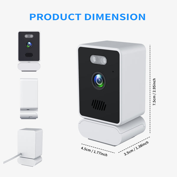 Cámara de Seguridad Inteligente para Ventana con Visión Nocturna HD (Modelo: N-1285)