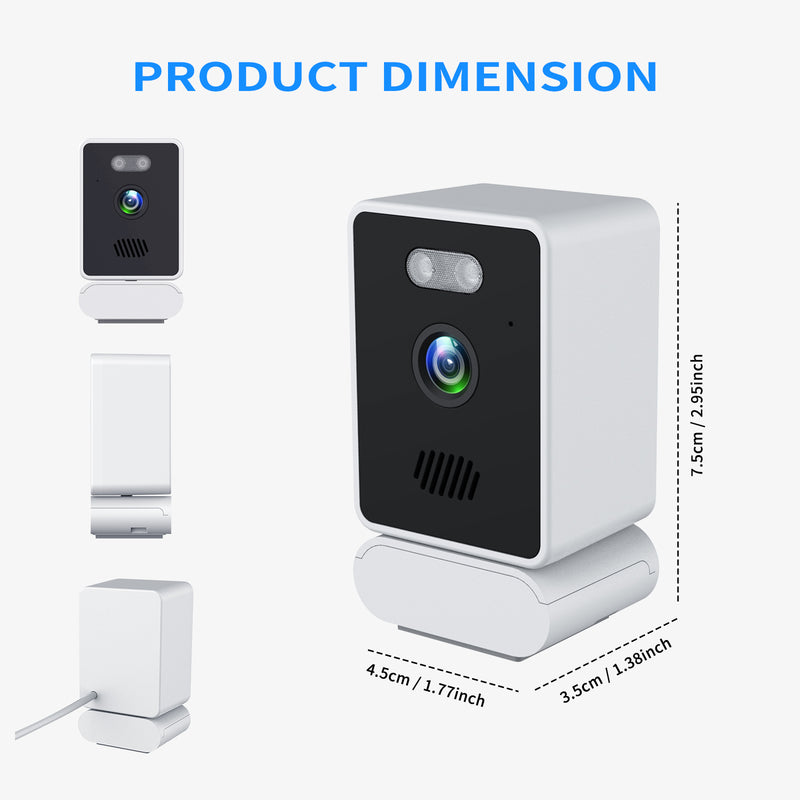 Cámara de Seguridad Inteligente para Ventana con Visión Nocturna HD (Modelo: N-1285)