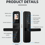 Cerradura Inteligente con Cámara HD y Mirilla Digital (Modelo: N-7813)