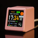 Mini Estación Meteorológica WiFi con Pantalla IPS — Reloj Digital con Clima en Tiempo Real