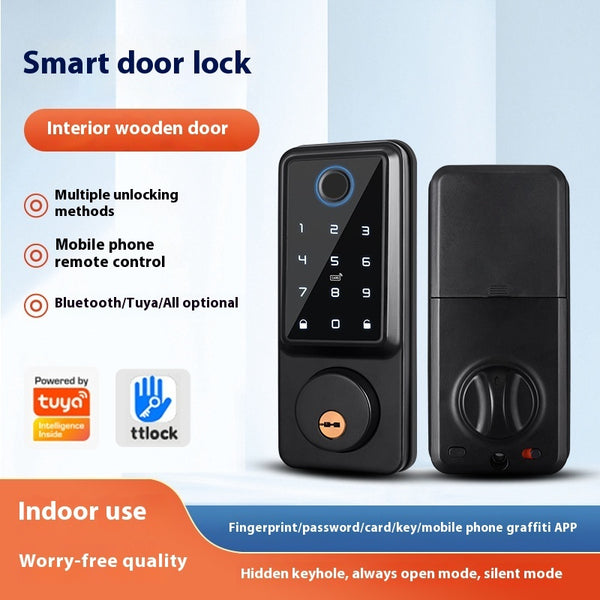 Cerradura Inteligente Biométrica WiFi Tuya (Modelo: N-3973)