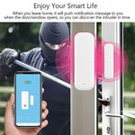Sensor de Puerta y Ventana WiFi/Zigbee Tuya — Alertas en Tiempo Real