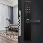 Cerradura Inteligente con Tarjetas RFID y Huella Dactilar (Modelo: N-8917)