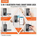Cerradura Inteligente Biométrica con Bluetooth Tuya (Modelo: N-8501)