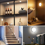Luz Nocturna LED Recargable con Sensor de Movimiento y Sujecion Magnética