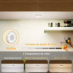 Luz Nocturna LED Recargable con Sensor de Movimiento y Sujecion Magnética