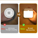 Luz LED USB con Sensor de Movimiento para Gabinete y Armario — Recargable Sin Cables
