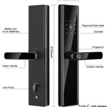 Cerradura Inteligente con Tarjetas RFID y Huella Dactilar (Modelo: N-4437)