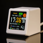 Mini Estación Meteorológica WiFi con Pantalla IPS — Reloj Digital con Clima en Tiempo Real
