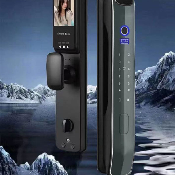 Cerradura Inteligente con Reconocimiento Facial 3D y Mirilla (Modelo: N-4421)