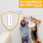 Seguro Antirrobo para Puerta de Aluminio — Refuerzo Interior a Prueba de Niños