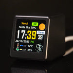 Mini Estación Meteorológica WiFi con Pantalla IPS — Reloj Digital con Clima en Tiempo Real