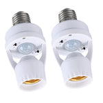 Adaptador E27 con Sensor PIR de Movimiento — Encendido Automático 110V/220V