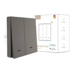 Apagador Inteligente de Pared Zigbee Tuya — Tipo Pulsador Con/Sin Neutro