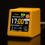 Mini Estación Meteorológica WiFi con Pantalla IPS — Reloj Digital con Clima en Tiempo Real