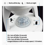Adaptador E27 con Sensor PIR de Movimiento — Encendido Automático 110V/220V